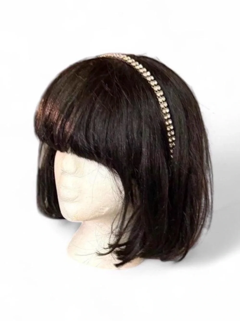 Forever 21 Rhinestone Double Layer Headband with Elastic Back NWT